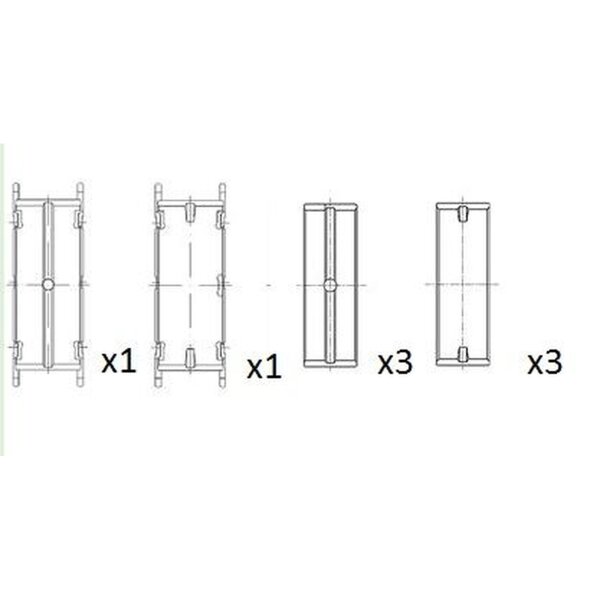 FAI AutoParts BM1013-STD Kurbelwellenlagerschale
