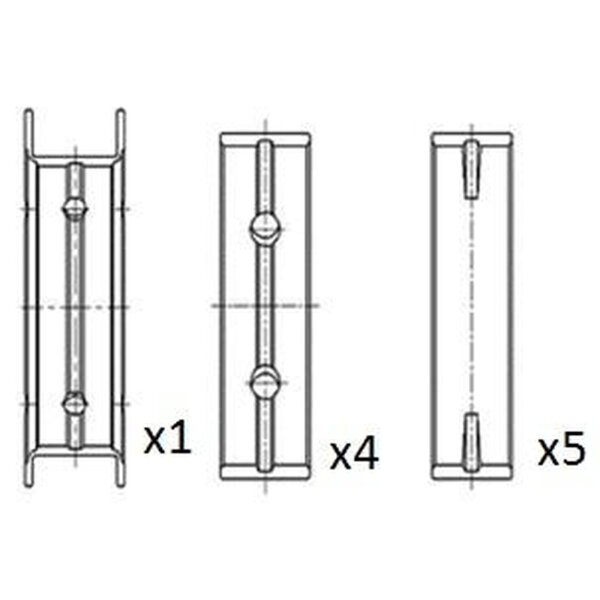 FAI AutoParts BM1030-STD Kurbelwellenlagerschale