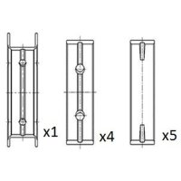 FAI AutoParts BM1030-STD Kurbelwellenlagerschale