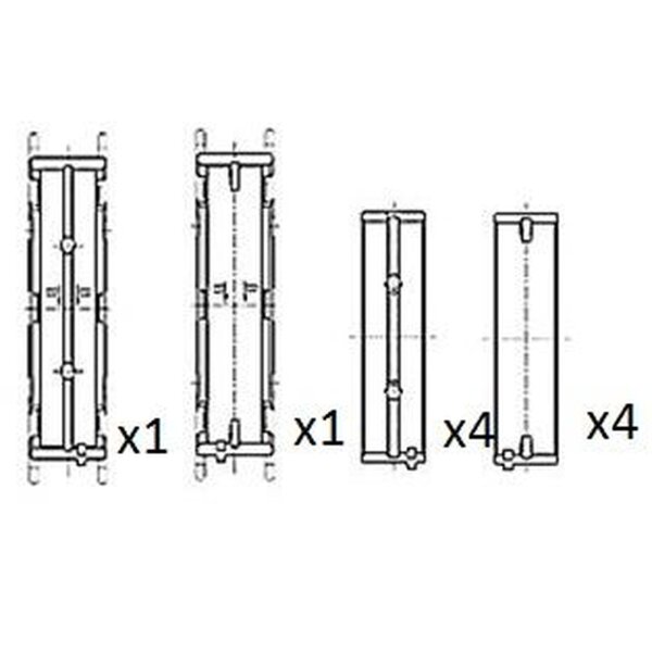 FAI AutoParts BM1033-STD Kurbelwellenlagerschale