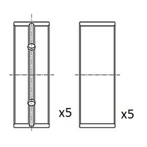 FAI AutoParts BM1045-STD Kurbelwellenlagerschale
