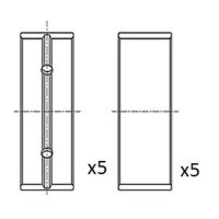 FAI AutoParts BM1045-STD Kurbelwellenlagerschale