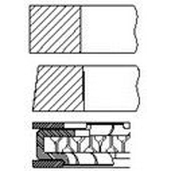 FAI AutoParts PR42-000 Kolbenringsatz