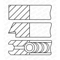 GOETZE ENGINE 08-452707-00 Kolbenringsatz