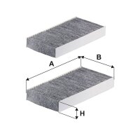 FILTRON K 1198A-2x Filter, Innenraumluft
