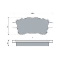 BOSCH 0 986 424 942 Bremsbelagsatz, Scheibenbremse