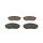 BOSCH 0 986 494 883 Bremsbelagsatz, Scheibenbremse