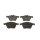 BOSCH 0 986 424 125 Bremsbelagsatz, Scheibenbremse