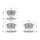 BOSCH 0 986 424 445 Bremsbelagsatz, Scheibenbremse