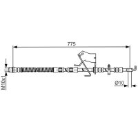 BOSCH 1 987 481 684 Bremsschlauch