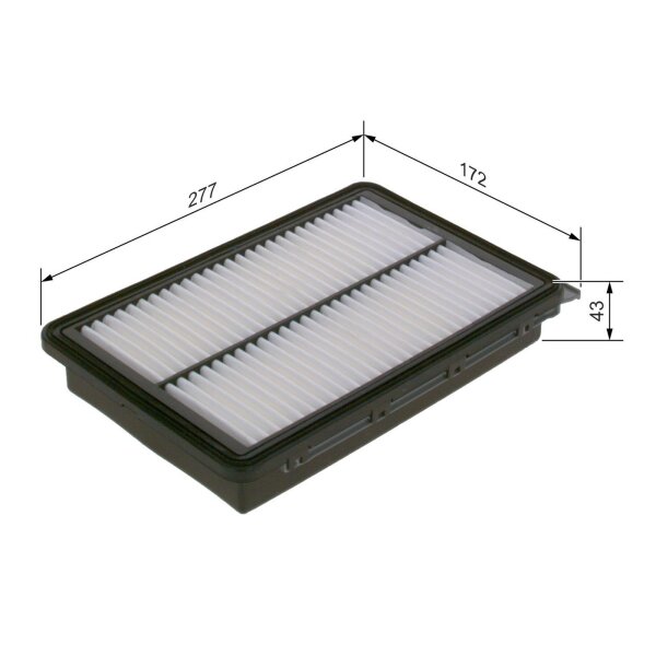 BOSCH F 026 400 617 Luftfilter