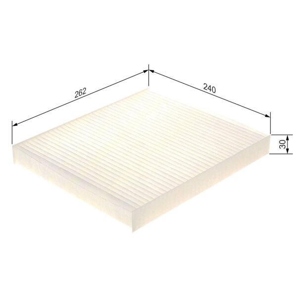 BOSCH 1 987 435 079 Filter, Innenraumluft