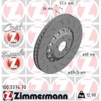 ZIMMERMANN 100.3374.70 Bremsscheibe