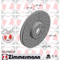 ZIMMERMANN 150.2980.20 Bremsscheibe