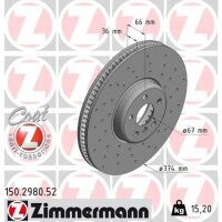 ZIMMERMANN 150.2980.52 Bremsscheibe