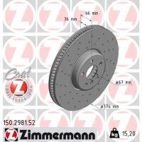 ZIMMERMANN 150.2981.52 Bremsscheibe