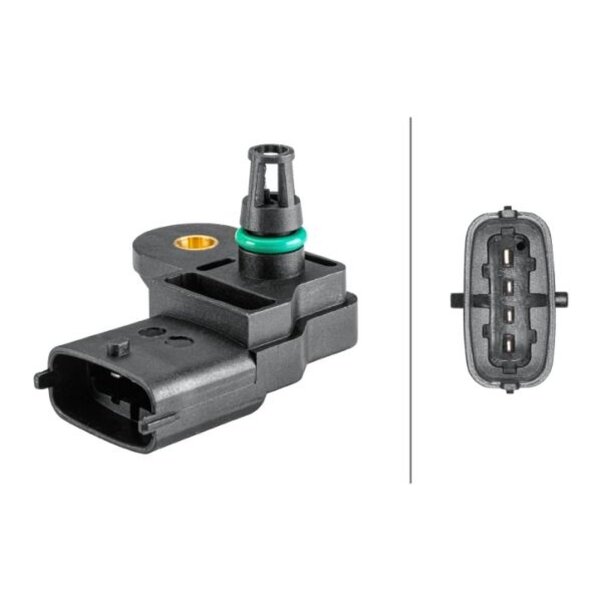 HELLA 6PP 358 152-191 Sensor, Saugrohrdruck