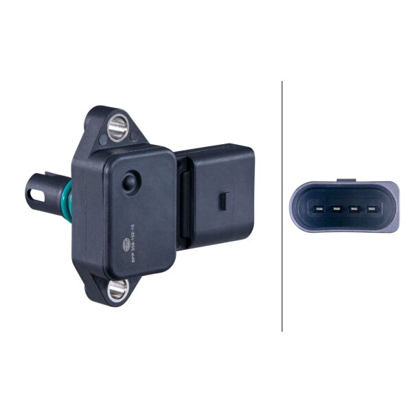 HELLA 6PP 358 152-161 Sensor, Saugrohrdruck