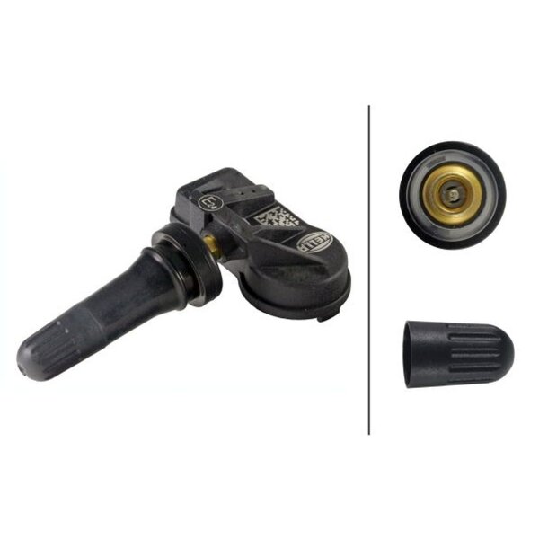 HELLA 6PP 358 139-461 Radsensor, Reifendruck-Kontrollsystem