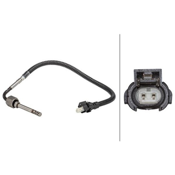HELLA 6PT 358 181-211 Sensor, Abgastemperatur