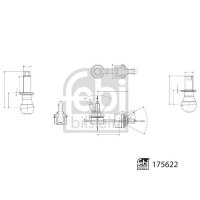 FEBI BILSTEIN 175622 Stange/Strebe, Stabilisator