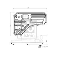 FEBI BILSTEIN 175532 Hydraulikfilter, Automatikgetriebe