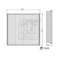 FEBI BILSTEIN 176020 Filter, Innenraumluft