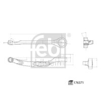 FEBI BILSTEIN 176371 Lenker, Radaufhängung