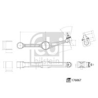 FEBI BILSTEIN 176067 Lenker, Radaufhängung