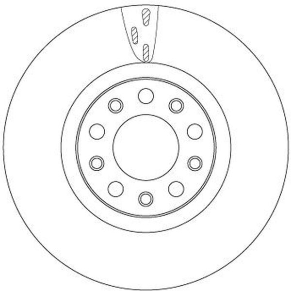 TRW DF6590S Bremsscheibe