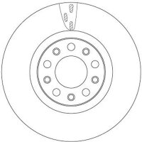TRW DF6590S Bremsscheibe