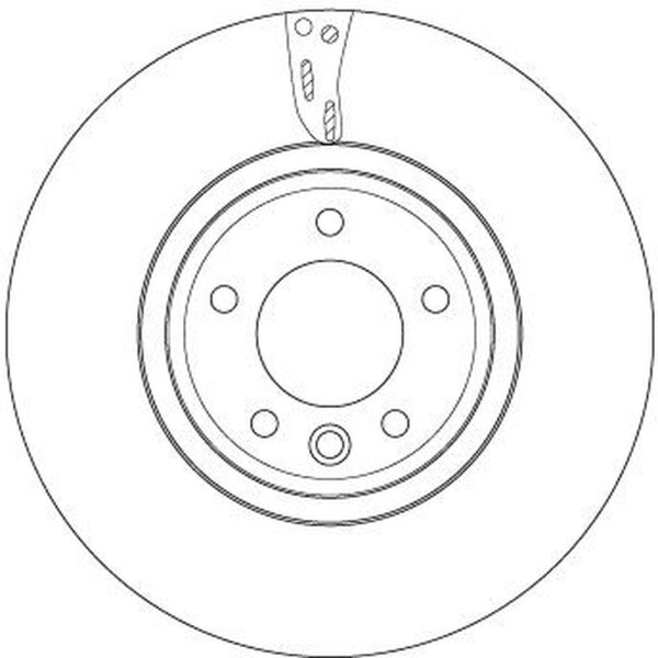 TRW DF6954S Bremsscheibe