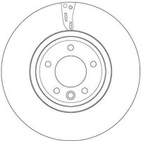 TRW DF6954S Bremsscheibe