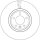 TRW DF6954S Bremsscheibe