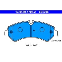 ATE 13.0460-4708.2 Bremsbelagsatz, Scheibenbremse