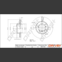 DR!VE+ DP1010.11.0442 Bremsscheibe