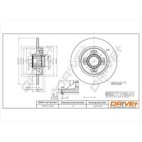 DR!VE+ DP1010.11.1650 Bremsscheibe