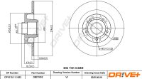 DR!VE+ DP1010.11.1652 Bremsscheibe