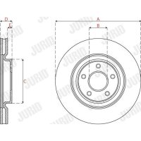 JURID 563277JC-1 Bremsscheibe