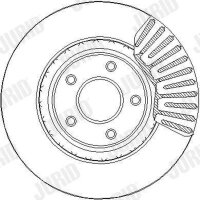 JURID 563277JC-1 Bremsscheibe