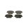 BOSCH 0 986 424 864 Bremsbelagsatz, Scheibenbremse