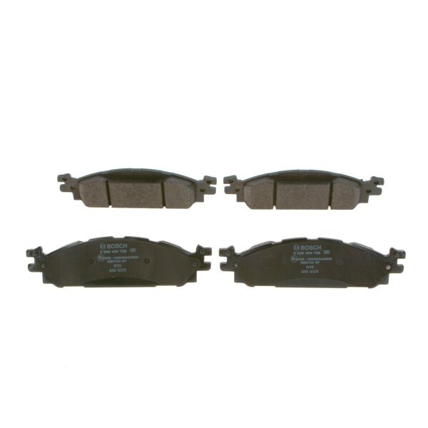 BOSCH 0 986 494 758 Bremsbelagsatz, Scheibenbremse