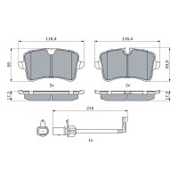 BOSCH 0 986 494 916 Bremsbelagsatz, Scheibenbremse