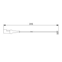 BOSCH 1 987 473 572 Warnkontakt, Bremsbelagverschleiß