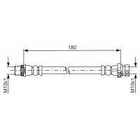 BOSCH 1 987 481 682 Bremsschlauch