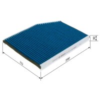 BOSCH 0 986 628 570 Filter, Innenraumluft