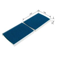 BOSCH 0 986 628 571 Filter, Innenraumluft