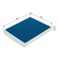 BOSCH 0 986 628 573 Filter, Innenraumluft
