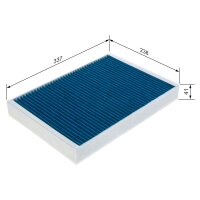 BOSCH 0 986 628 575 Filter, Innenraumluft