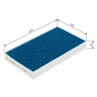 BOSCH 0 986 628 583 Filter, Innenraumluft
